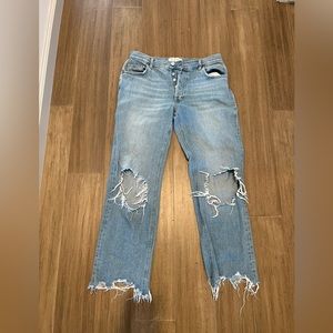 Free People Maggie Mid Rise Jeans